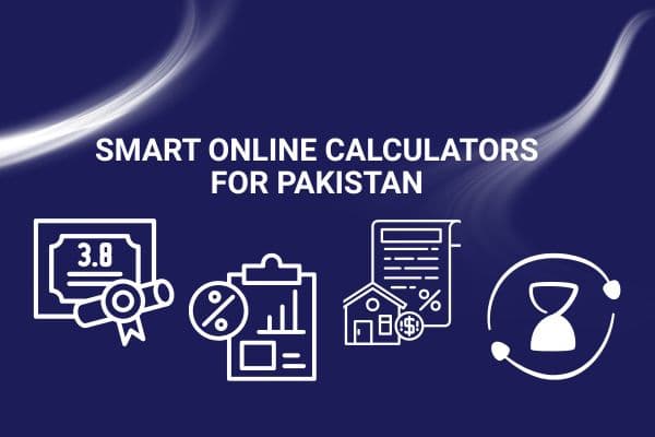 Smart online calculators for Pakistan
